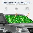 thumbnail image 4 of Xecao St Patrick's Day2 for Foldable Car Sun Shades (2-Pack) offer sun protection with an easy-fold design for convenient windshield shading., 4 of 7