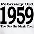 thumbnail image 3 of CafePress - 1959 The Day The Music Died White T Shirt - Men's Classic T-Shirts, 3 of 4