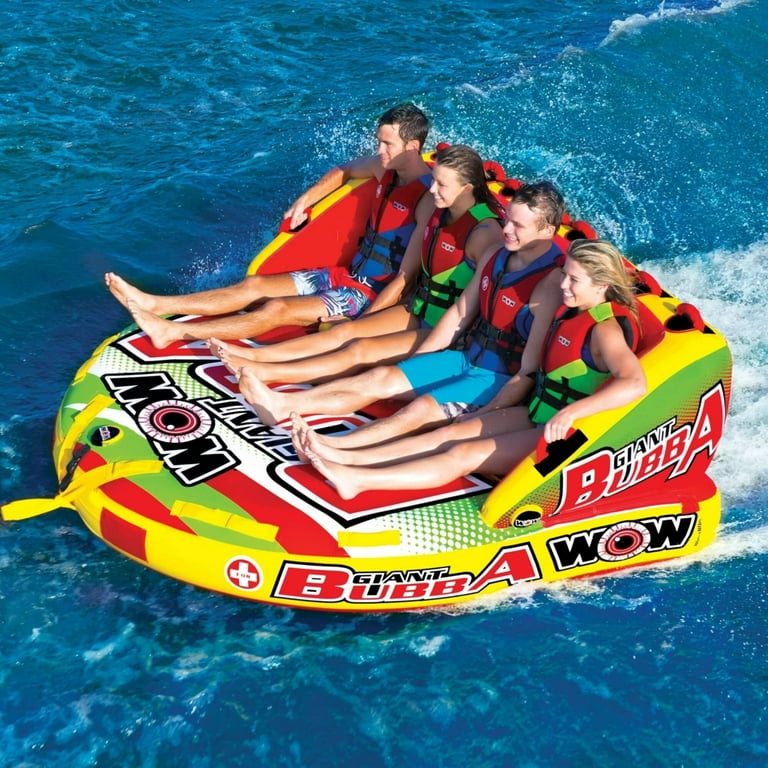 WOW Sports Giant Bubba Hi Vis Waterskiing Towable, 1 Pack