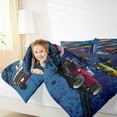 thumbnail image 4 of Feelyou Sport Car Boys Queen Comforter Set, Rustic Truck Bedding Comforter Set, 3pcs, 4 of 8