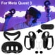 thumbnail image 3 of Accesorios de silicona para Meta Quest 3, Funda protectora, almohadilla protectora para la cara con tapa para las lentes, funda para el mando con abertura para la batería y tapa basculante, 3 of 6
