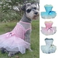 thumbnail image 2 of Breathable Dog Dresses - Fade-Less Cozy Puppy Dot Wedding Lace Dress - Bow Tie - Ideal for Dog, 2 of 8