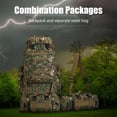 thumbnail image 3 of Mochila de senderismo y camping HongXingHai 100L impermeable y ligera, 3 of 9
