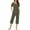 Army Green, variant on LYXSSBYX Womens Pajama Sets Clearance 2PC Women's Solid Color Round Neck Short Sleeve Sleepshirt and Pants Sets Loungewear Pajamas with Pockets