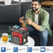 Kytok Switch Games Storage Organizer Tower with Joy Con Controller Charger, Nintendo Switch OLED Accessories, Switch Docking Station with Pro Controller Holder