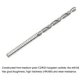 thumbnail image 4 of Uxcell 1.9mm C2/K20 Tungsten Carbide Straight Shank Spiral Flutes Twist Drill Bit, 4 of 5