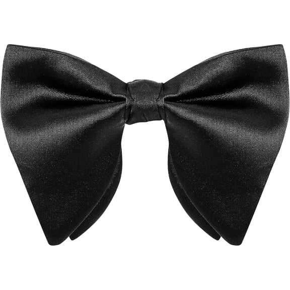 Bow Ties for Men, Pre-tied Bow Tie Adjustable Bowtie Solid Color for Men Wedding Formal Business Tuxedo(Black)