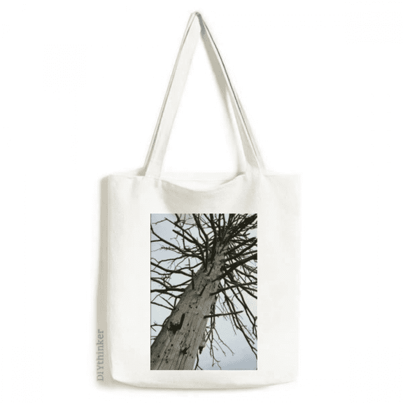 less Fir Art Deco Fashion Tote Canvas Bag Shopping Satchel Casual Handbag