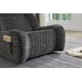 thumbnail image 4 of Oversized Comfy  Bean Bag Chair with Armrests, Lazy Floor Accent Chair for Living Room, Bedroom & Dorm, Cozy Fluffy Single Cloud Mini Couch, Gray, 4 of 8