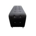 thumbnail image 3 of Camilla PARA lashista TU ESPACIO MUEBLES Minimalista Tela Suede Negro, 3 of 5