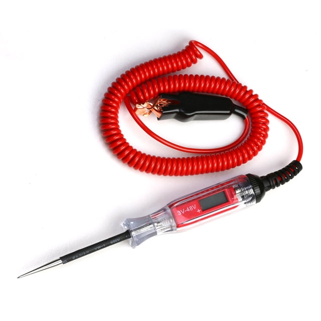 GOOHOCHY Stylo Testeur de Tension pour Test Automobile avec Design Ergonomique Rouge 1Ensemble