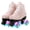 Pink, variant on LuoLuo Outdoor Roller Skates Women Adult with Light up Wheels Quad Skating for Men Youth Boys Girls