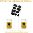 thumbnail image 5 of Sindcom 50oz Airtight Glass Jars with Lids, 3 PCS Food Storage Canister for Kitchen & Pantry Organization, Square Mason Jar Containers for Storing Sugar, Flour, Cereal,Coffee,Cookies, 5 of 6