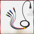 thumbnail image 1 of El cable de datos de uno a cuatro es adecuado para Android 2 Cable de carga rápida multicabezal 4 en 1 tipo C de Apple, 1 of 5