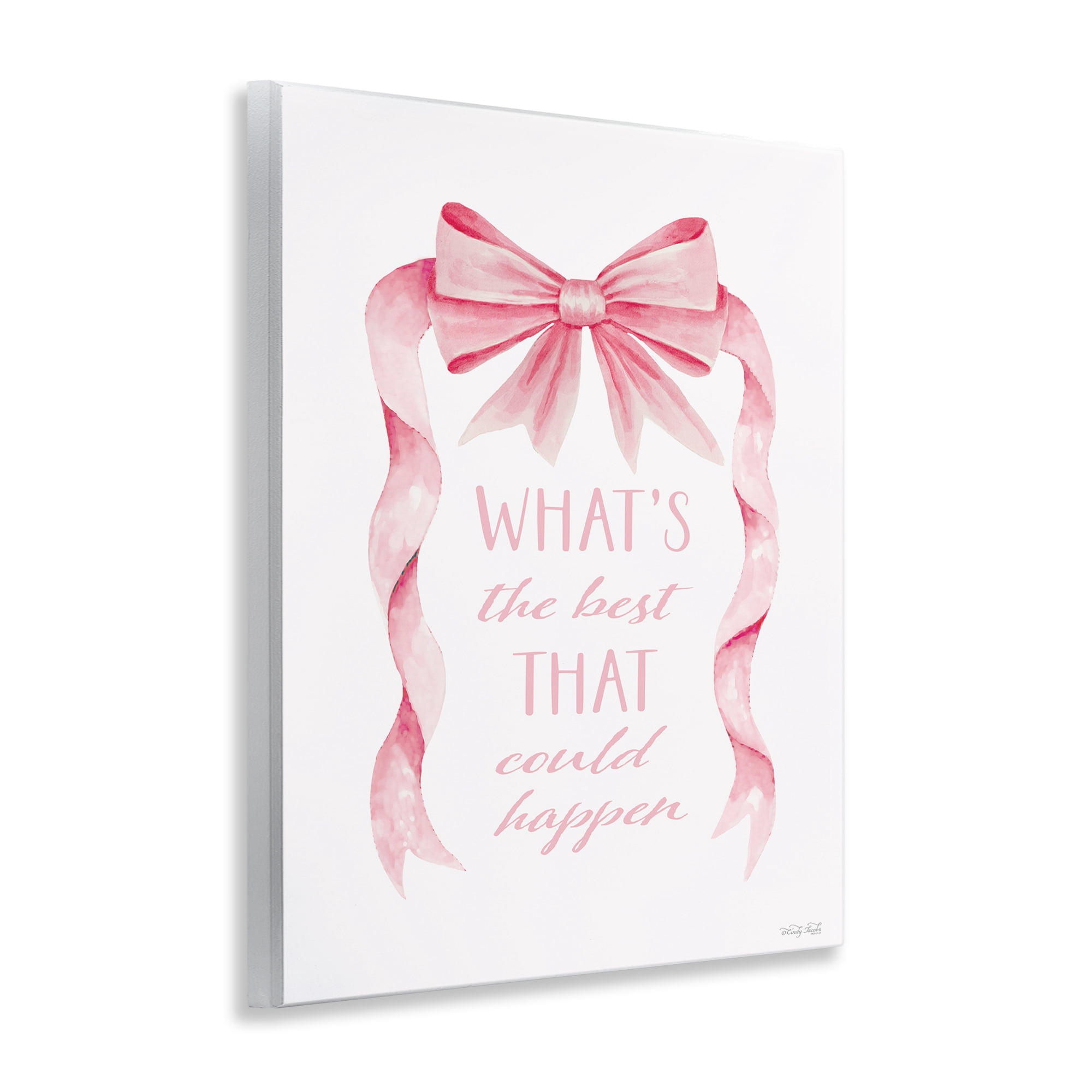 Stupell Industries Optimistic Best That Could Happen Wall Plaque Art, design by Cindy Jacobs