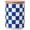 Blue, variant on Kitchen Countertop Ceramic Checkered Canisters,Black And White Food Storage Containers With Lid,Airtight Kitchen Canisters for Flour, Sugar, Coffee, Tea, and Dry Goods (Orange, Large)