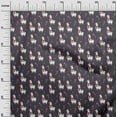 thumbnail image 2 of oneOone Cotton Jersey Gray Fabric Sheep & Candy Stick Cartoon Sewing Material Print Fabric By The Yard 58 Inch Wide, 2 of 4
