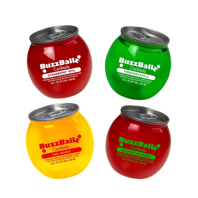 Pack de 4 Buzzballz 200ml