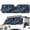 Blue Branch Camo Hunting, variant on Yuyamidu Gray Camo Windshield Sun Shade Dog Sun Visor Heat Shield for Jeep Wrangler JL Gladiator JT 2/4 Door Keep Vehicle Cool