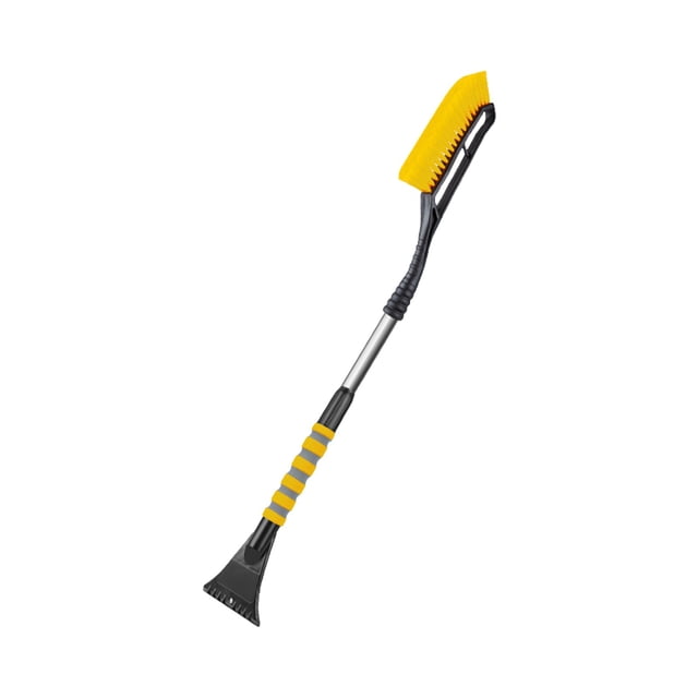 Pisexur Accesorios para coches, Electrónica para cochesCepillo rascador de nieve 2 en 1 para coche, SUV, camión, desmontable, con empuñadura de espuma, de PVC, para parabrisas y asiento de coche.