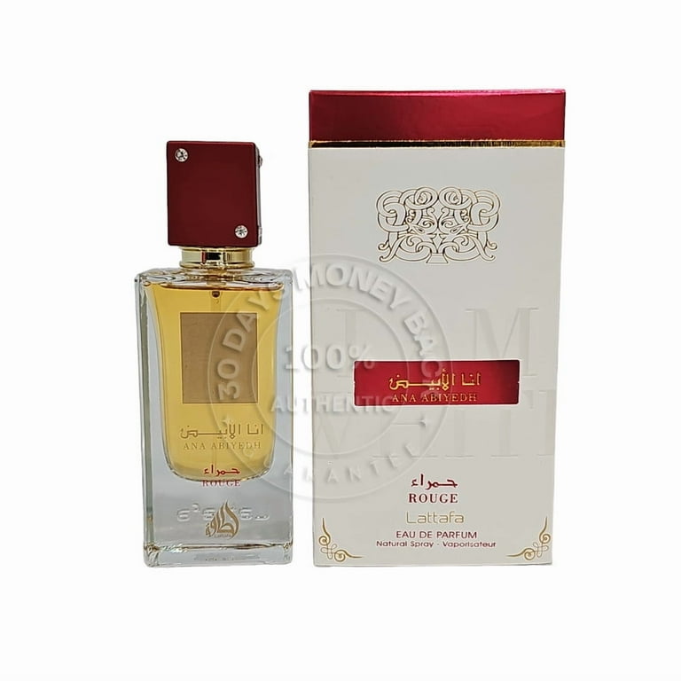 Lattafa Ana Abiyedh Rouge Unisex Perfume, Eau de Parfum, 2 oz