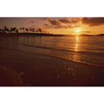 thumbnail image 2 of Hawaii, Oahu, Ko'olina Resort, Sunset Over Ocean, Palm Trees. Poster Print (19 x 12), 2 of 4