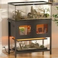 thumbnail image 7 of 40-50 Gallon Fish Tank Stand, Aquarium Stand with Cabinet Accessories Storage, Heavy Duty Metal Frame, Reptile Terrarium Stand, 37.5" L*18.89" W Tabletop, 880LBS Capacity, Black, 7 of 7