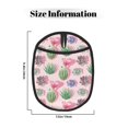 thumbnail image 3 of Cactus Succulents blooming Pot Holders for Kitchen - Heat Resistant Oven Mitts Hot Pads with Pocket, Non Slip Silicone Pot Holders, Cuteness Hanging Loop Potholders for Kitchen Baking, 3 of 5