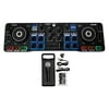 Hercules DJCONTROL STARLIGHT DJ Controller+Serato Sound Card+Microphone Mic