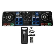 Hercules DJCONTROL STARLIGHT DJ Controller+Serato Sound Card+Microphone Mic