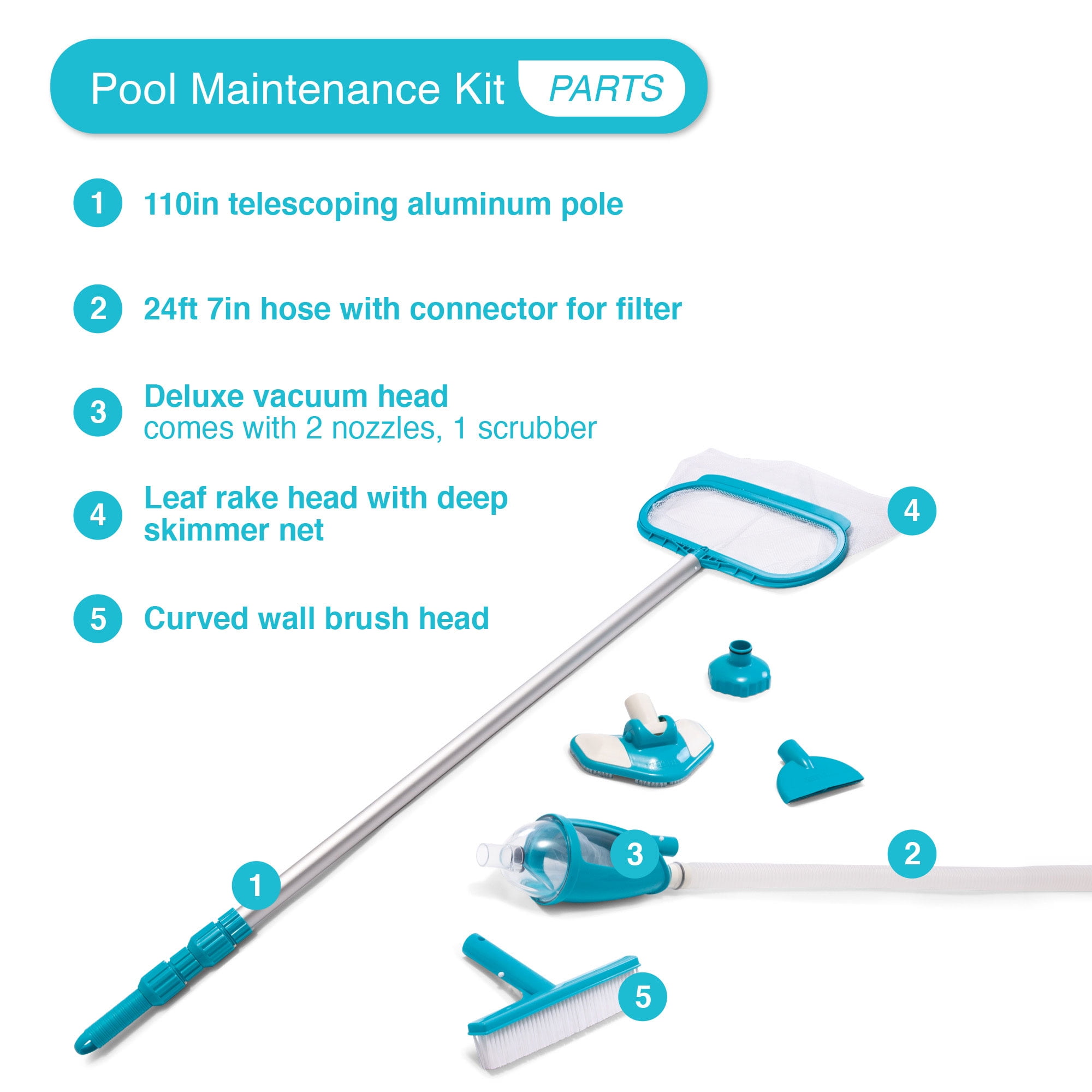 Intex Easy Set 18'x48" Inflatable Pool with Pump, Ladder & Maintenance Kit