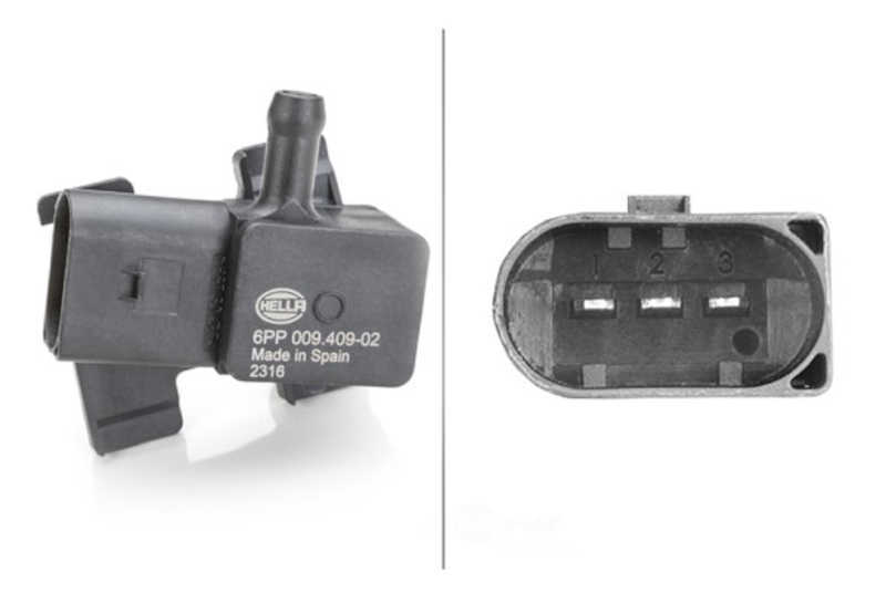 Hella 009409021 Exhaust Pressure Sensors Fits select: 2014-2018 BMW 328 D XDRIVE