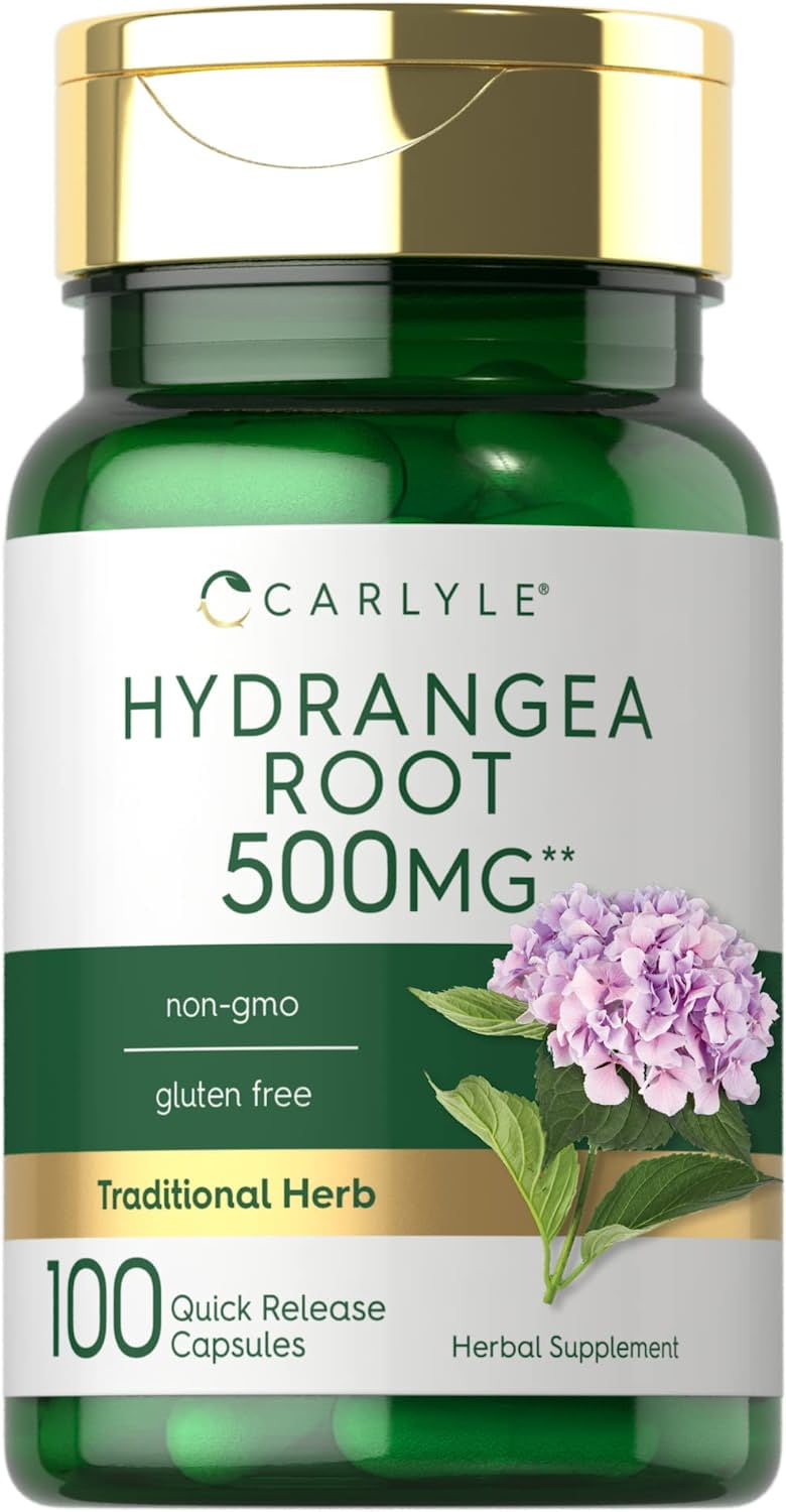 Hydrangea Root Extract 500mg 100 Capsules by Carlyle