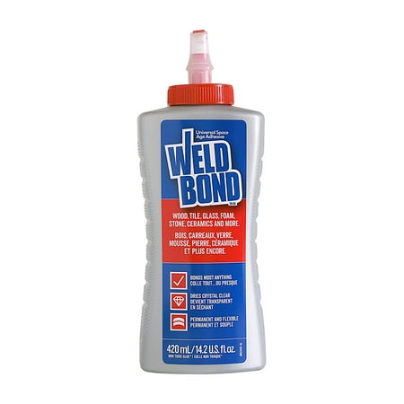 Weldbond 420 ml, 14.2 fl.oz 8-50420 Non-Toxic Adhesive for Wood,...