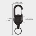 thumbnail image 4 of XYRSRUW Retractable Key Chain, Backpack Clip for Keys, Spring Buckle with Easy Pull Mechanism, Outdoor Carabiner Key Holder with Extending Cord, 4 of 5