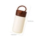 thumbnail image 3 of Botella de agua deportiva, 1 unidad, 6,50 x 2,83 x 2,83 pulgadas, taza de acero inoxidable aislada con infusor de té para actividades al aire libre y desplazamientos diarios (blanca)., 3 of 9