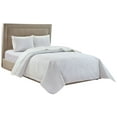 thumbnail image 3 of Legacy Decor 3 PCS Bedspread Quilt Coverlet Reversible Pinsonic Floral Finish All Season Oversized Queen White Color, 3 of 7