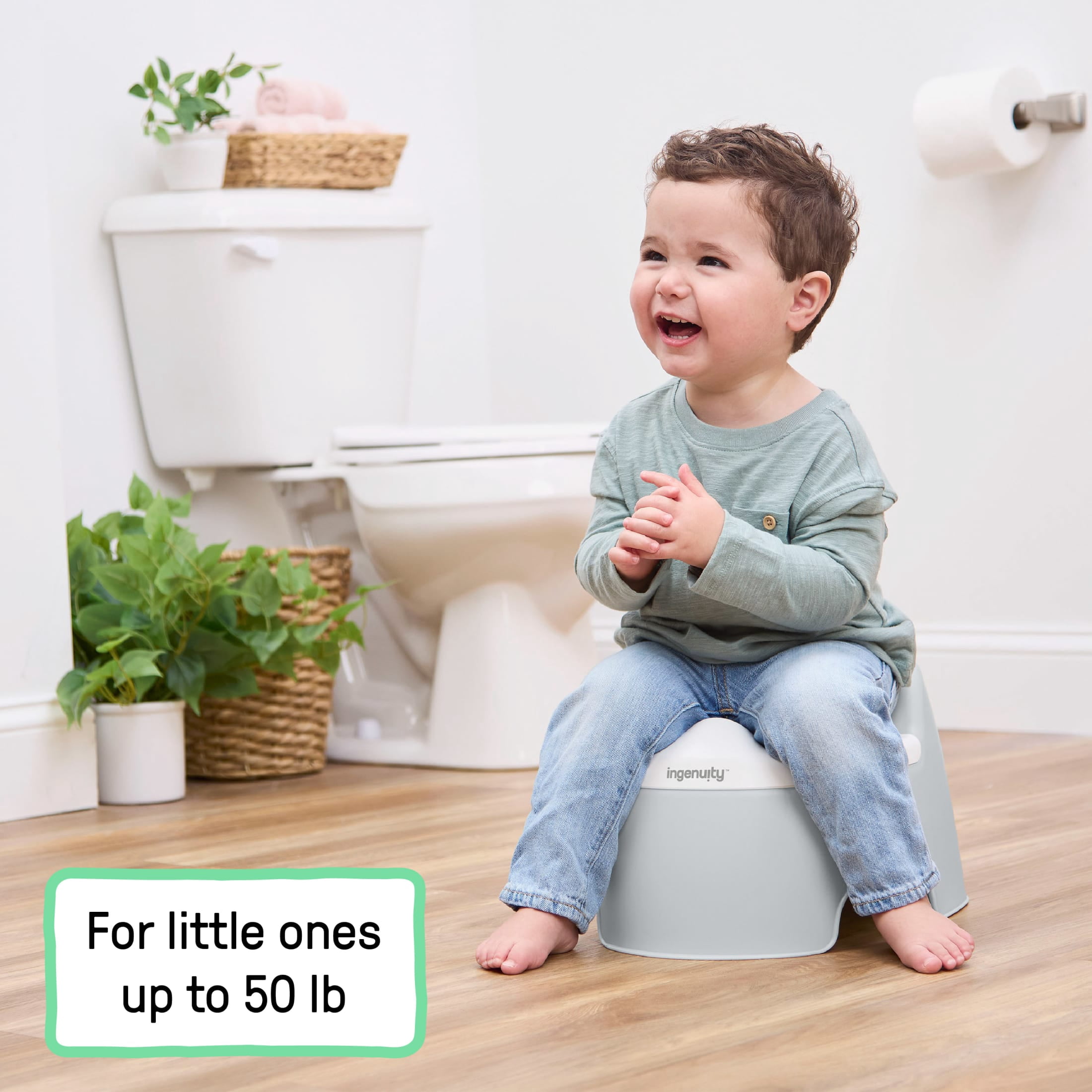 (2 pack) Ingenuity Full Comfort Toddler Training Potty