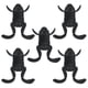 thumbnail image 3 of Cebo de rana suave cebo flotante de rana con patas de patada de 10g para pesca de lubina negro 5 uds., 3 of 5