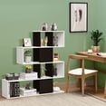 thumbnail image 5 of Neatifyes 8 Cubes Bookshelf, Modern Ladder Corner Bookcase, 8-Cube Open Stepped Storage Bookcase, 5-Tier Display Shelf for Home Office, 47 x 8 x 43 Inch, Living Room Divider Booksheif, 5 of 9