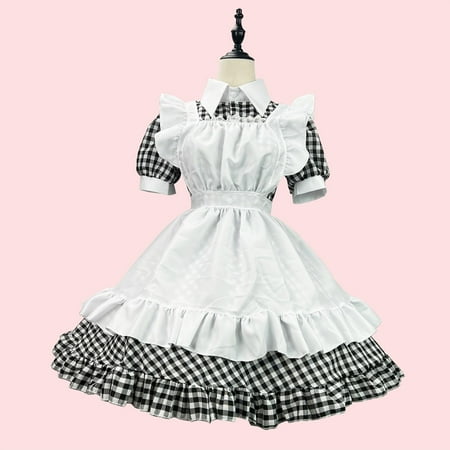 

Whlbf Womens Dresses Clearance Maxi Sexy Women Lingerie Apron Maid Outfit Cosplay Bow Bandage Dress Temptation Uniform Underwear Sleepwear Underdress Suit
