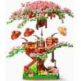 thumbnail image 5 of Mini Cherry Blossom Tree house Bonsai Tree Building Blocks Set,  Building Blocks Educational Assembled Toys Girls' Gifts, 5 of 5