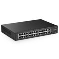 thumbnail image 1 of Conmutador PoE YuLinca 24 puertos 100 Mbps PoE+ 2 Gigabit Uplink, 1 of 8