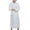 White, variant on Lovskoo Men's Long Sleeve Bathrobe Winter Warm Cozy Soft Fleece Shawl Collar Robe Loungewear Blue