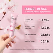 2-in-1 Sakura Eye Serum and Eye Roller, Eye Massager Roller Lifting, Eye Cream for Nourishing Relieve Eye Bags, Dark Circles, and Puffiness, Fine Lines, Under Eye Treatment Cream
