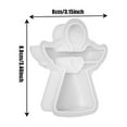 thumbnail image 2 of Nrmvnmi Cute Angel Silicone Mold Hollow Heart Angel Candle Molds for Candle Making Supplies Angels Resin Molds Aromatherapy Candle Mold Silicone Molds for Resin Concrete Plaster Epoxy Molds, 2 of 3