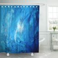 thumbnail image 1 of ABPHQTO Colorido artístico abstracto azul pintura al óleo pincel color cercano cortina de ducha fresca contemporánea cortina de baño 165x180 cm ABPHQTO PKNMT66x72Shower-12771, 1 of 2