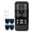 Double hole one-to-two, variant on CNV Dual Channel Muscle Stimulator with Humanoid LCD Screen, 12 Modes Electronic Pulse Massager for Full Body Relaxation, Portable Wellness Tool with 8 Pads, Black