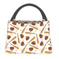 thumbnail image 1 of Fotbe Baseball Sport Bolsa Térmica Portátil con Estampado, Bolsa de Entrega de Alimentos Aislada, Bolsa Reutilizable de Gran Capacidad para Comidas y Supermercado, 1 of 6