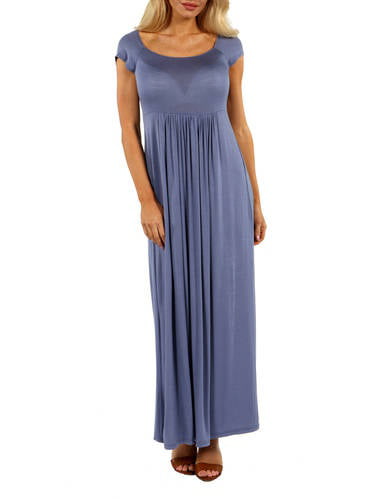 Women Long Maxi Dress Casual Plus Size Fashion Dresses Baggy Blue -  Walmart.com